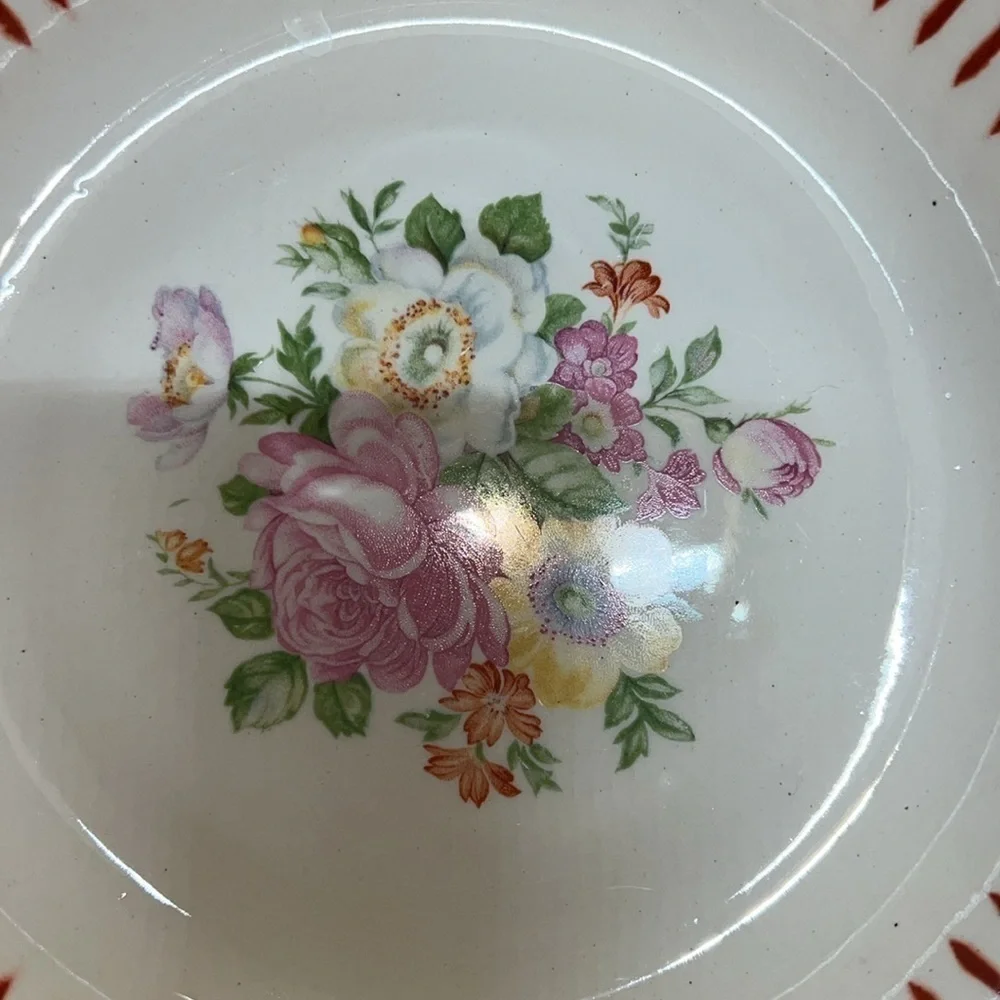 Vintage Homer Laughlin Virginia Rose Bowl